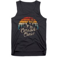 Cousin Crew Camping Outdoor Sunset Summer Camp Tank Top