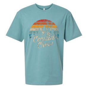 Cousin Crew Camping Outdoor Sunset Summer Camp Sueded Cloud Jersey T-Shirt