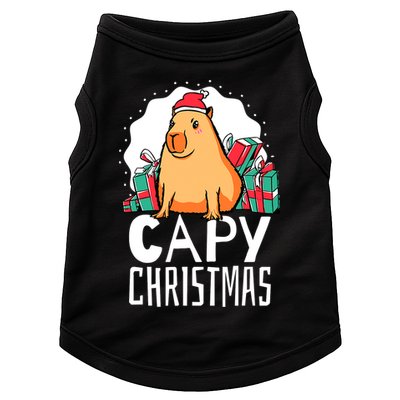 Capy Christmas Capybara Doggie Tank