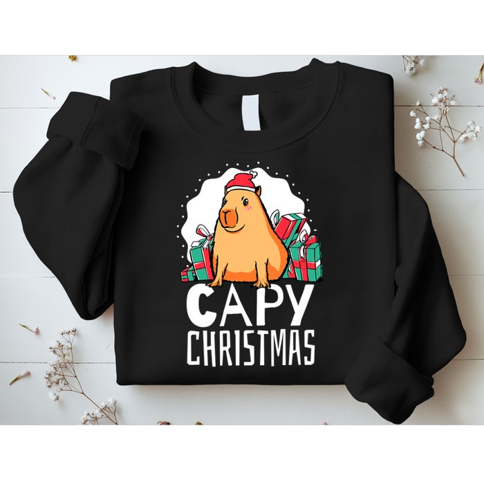 Capy Christmas Capybara Sweatshirt