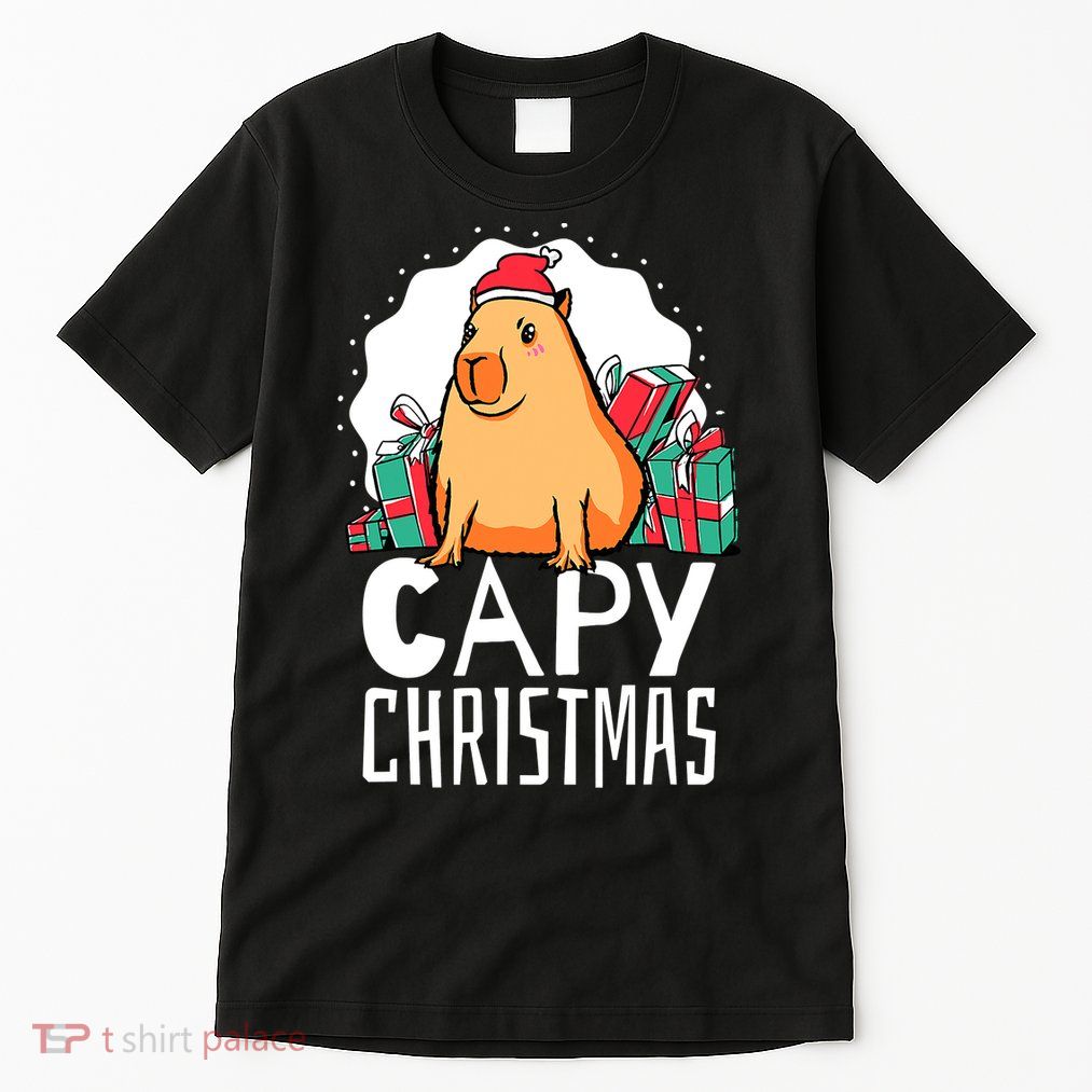 Capy Christmas Capybara Tall T-Shirt