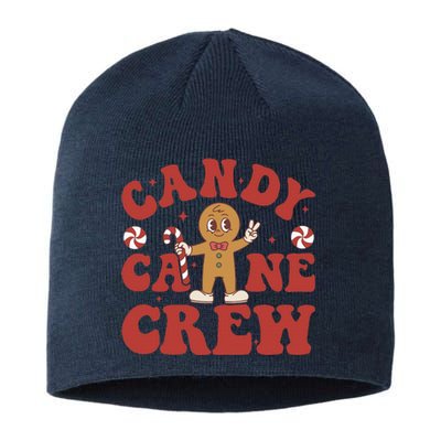 Candy Cane Crew Cookie Merry Christmas Gingerbread Cute  Sustainable Beanie