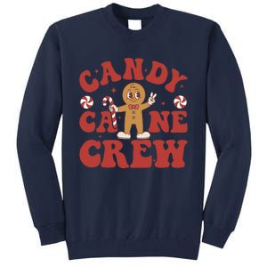 Candy Cane Crew Cookie Merry Christmas Gingerbread Cute  Tall Sweatshirt