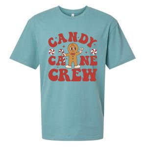 Candy Cane Crew Cookie Merry Christmas Gingerbread Cute  Sueded Cloud Jersey T-Shirt