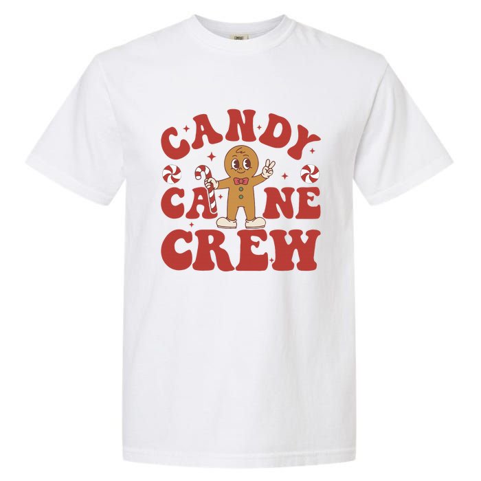 Candy Cane Crew Cookie Merry Christmas Gingerbread Cute  Garment-Dyed Heavyweight T-Shirt