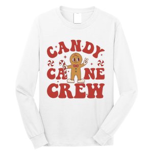 Candy Cane Crew Cookie Merry Christmas Gingerbread Cute  Long Sleeve Shirt