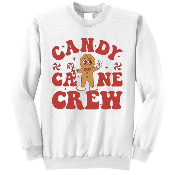 Candy Cane Crew Cookie Merry Christmas Gingerbread Cute  Sweatshirt