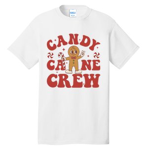 Candy Cane Crew Cookie Merry Christmas Gingerbread Cute  Tall T-Shirt