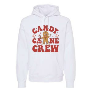 Candy Cane Crew Cookie Merry Christmas Gingerbread Cute  Premium Hoodie