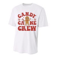 Candy Cane Crew Cookie Merry Christmas Gingerbread Cute  Performance Sprint T-Shirt