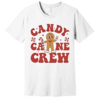 Candy Cane Crew Cookie Merry Christmas Gingerbread Cute  Premium T-Shirt