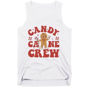 Candy Cane Crew Cookie Merry Christmas Gingerbread Cute  Tank Top