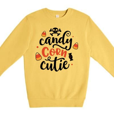 Candy Corn Cutie Halloween Premium Crewneck Sweatshirt