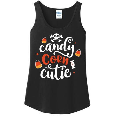 Candy Corn Cutie Halloween Ladies Essential Tank