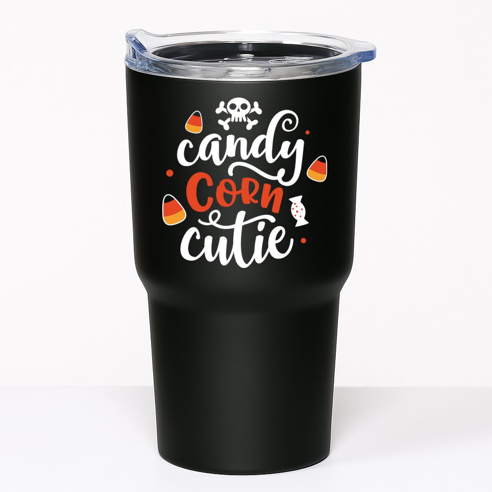 Candy Corn Cutie Halloween Tumbler