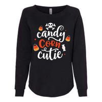 Candy Corn Cutie Halloween Womens California Wash Sweatshirt