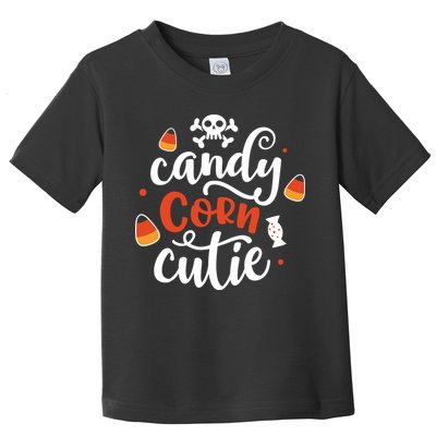 Candy Corn Cutie Halloween Toddler T-Shirt