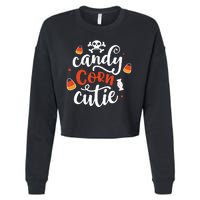 Candy Corn Cutie Halloween Cropped Pullover Crew