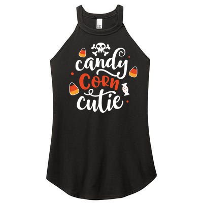 Candy Corn Cutie Halloween Women’s Perfect Tri Rocker Tank