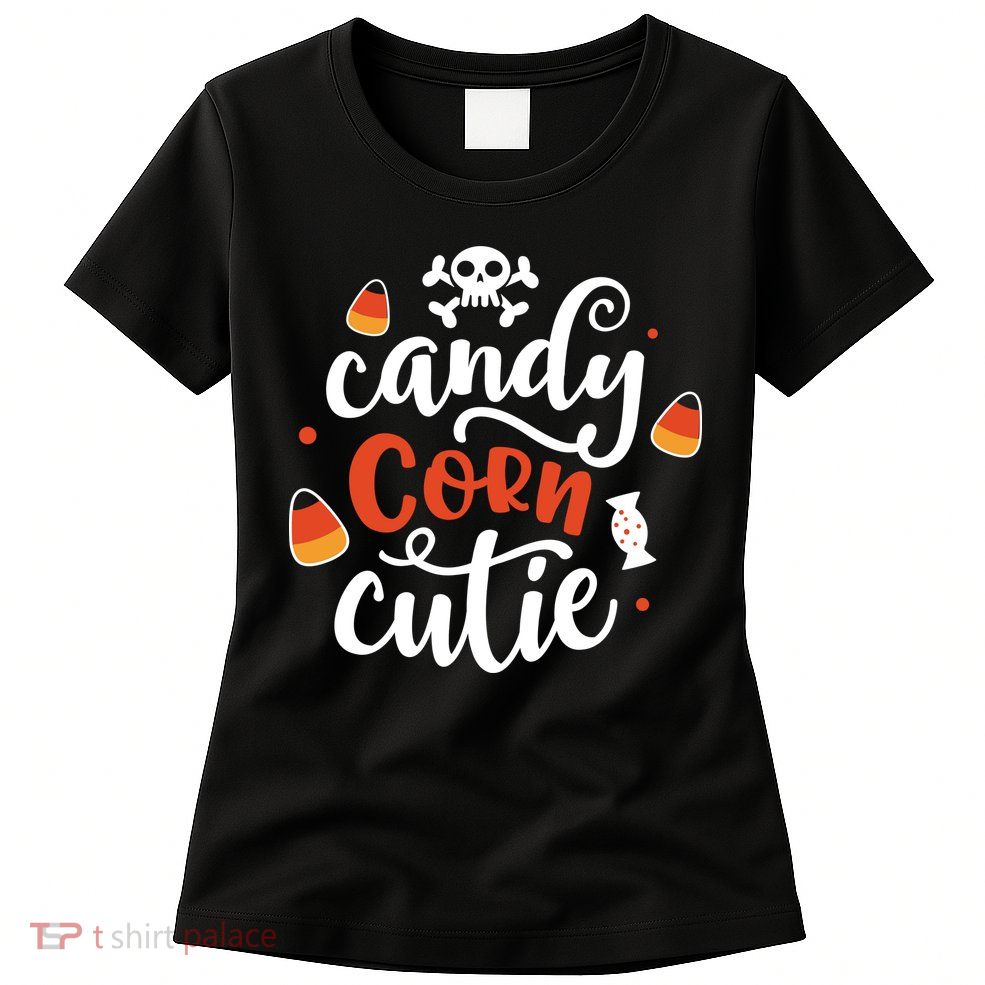Candy Corn Cutie Halloween Womens T-Shirt