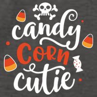 Candy Corn Cutie Halloween Vector Backpack