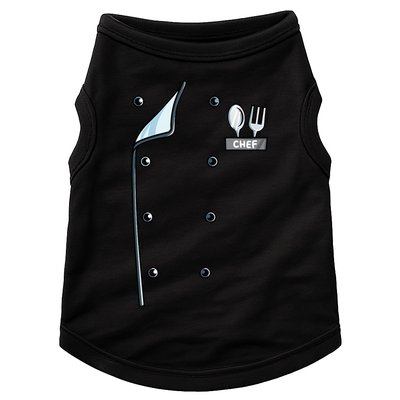Chef Costume Coat Uniform Cook Jacket Doggie Tank