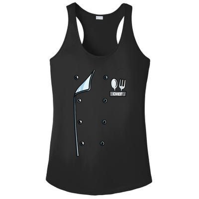 Chef Costume Coat Uniform Cook Jacket Ladies PosiCharge Competitor Racerback Tank