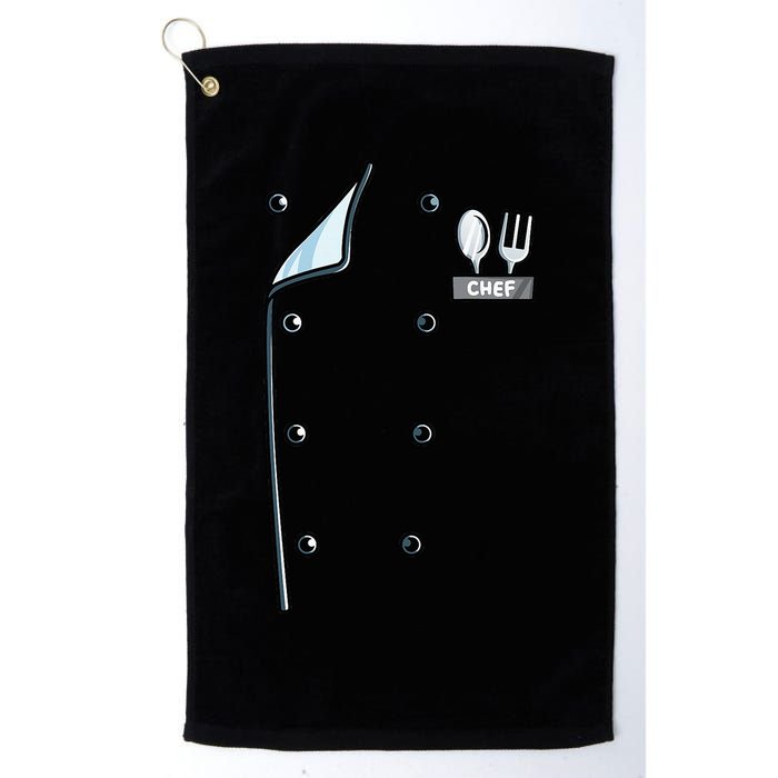 Chef Costume Coat Uniform Cook Jacket Golf Towel