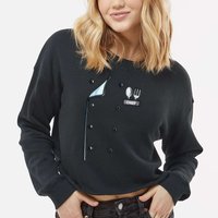 Chef Costume Coat Uniform Cook Jacket Cropped Pullover Crew