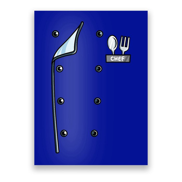 Chef Costume Coat Uniform Cook Jacket Poster
