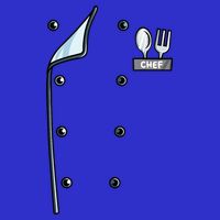 Chef Costume Coat Uniform Cook Jacket Poster