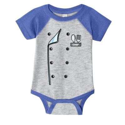 Chef Costume Coat Uniform Cook Jacket Infant Baby Jersey Bodysuit