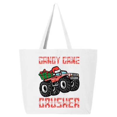 Christmas Candy Cane Crusher Xmas Monster Truck 25L Jumbo Tote