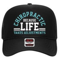 Chiropractor Chiropractic High Crown Mesh Back Trucker Hat