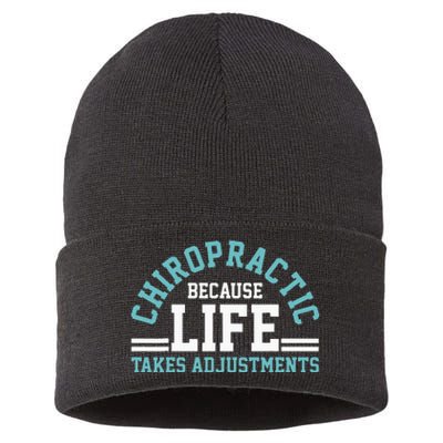 Chiropractor Chiropractic Sustainable Knit Beanie