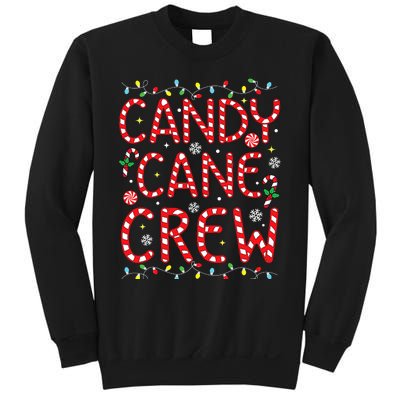 Candy Cane Crew Funny Christmas Candy Cane Lover Xmas Pajama Sweatshirt