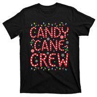 Candy Cane Crew Funny Christmas Candy Cane Lover Xmas Pajama T-Shirt