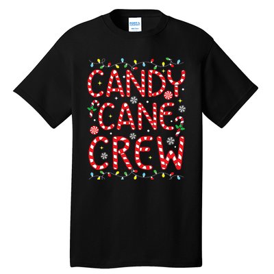 Candy Cane Crew Funny Christmas Candy Cane Lover Xmas Pajama Tall T-Shirt