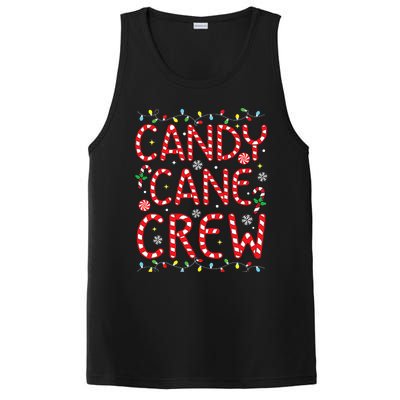 Candy Cane Crew Funny Christmas Candy Cane Lover Xmas Pajama PosiCharge Competitor Tank