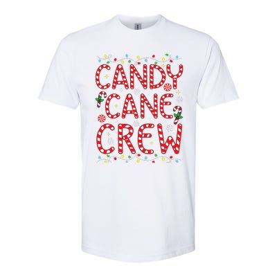 Candy Cane Crew Funny Christmas Candy Cane Lover Xmas Pajama Softstyle® CVC T-Shirt