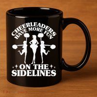Cheerleading Cheerleader Cheer 11oz C Handle Ceramic Mug