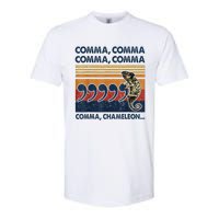 Comma Comma Chameleon Funny Grammar English Teacher Softstyle CVC T-Shirt