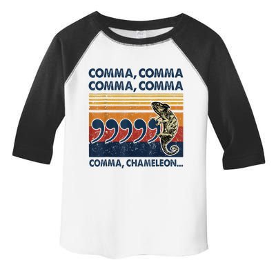 Comma Comma Chameleon Funny Grammar English Teacher Toddler Fine Jersey T-Shirt