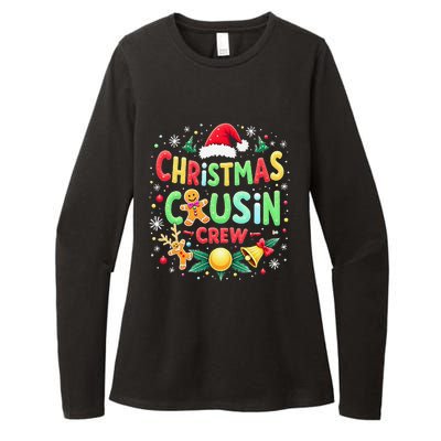 Christmas Cousin Crew Family Matching Xmas Christmas Pajamas Womens CVC Long Sleeve Shirt