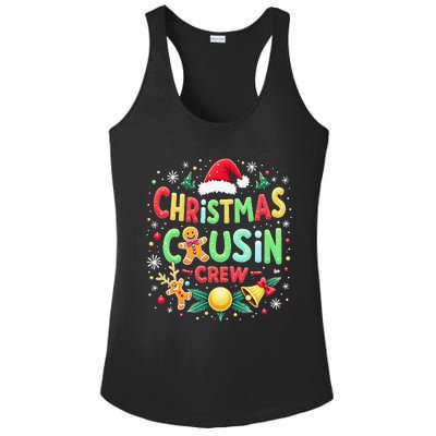 Christmas Cousin Crew Family Matching Xmas Christmas Pajamas Ladies PosiCharge Competitor Racerback Tank