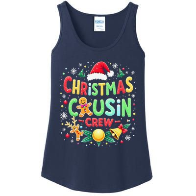 Christmas Cousin Crew Family Matching Xmas Christmas Pajamas Ladies Essential Tank