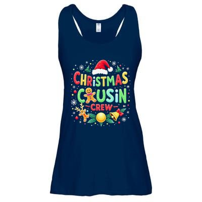 Christmas Cousin Crew Family Matching Xmas Christmas Pajamas Ladies Essential Flowy Tank