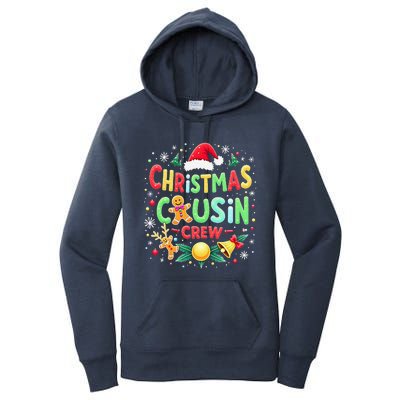 Christmas Cousin Crew Family Matching Xmas Christmas Pajamas Women's Pullover Hoodie