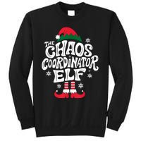 Christmas Chaos Coordinator Elf Xmas Pajama Gift Mom & Dad Sweatshirt