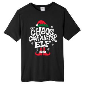 Christmas Chaos Coordinator Elf Xmas Pajama Gift Mom & Dad Tall Fusion ChromaSoft Performance T-Shirt